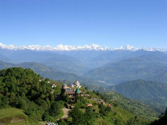 View from Nagarkot, nepal